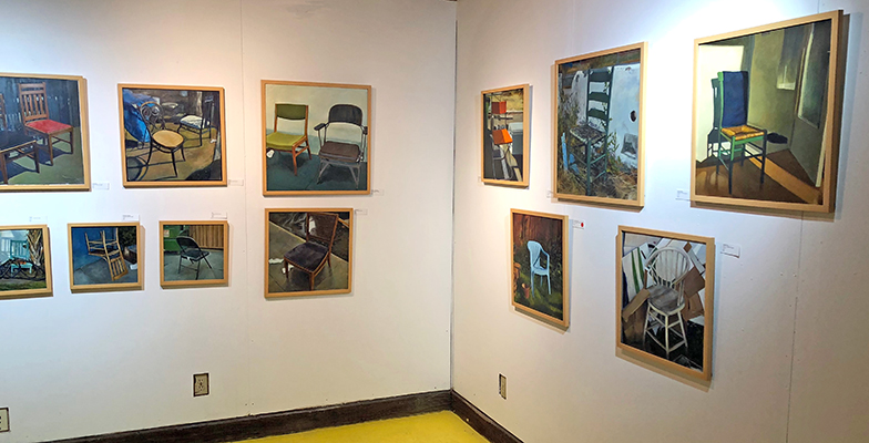 Ronnie art at Old Friends show